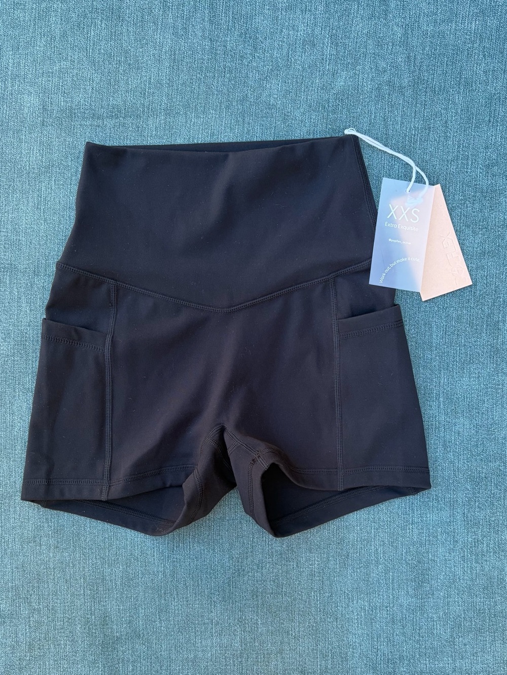POPFLEX Supersculpt Short with Pockets in Black
